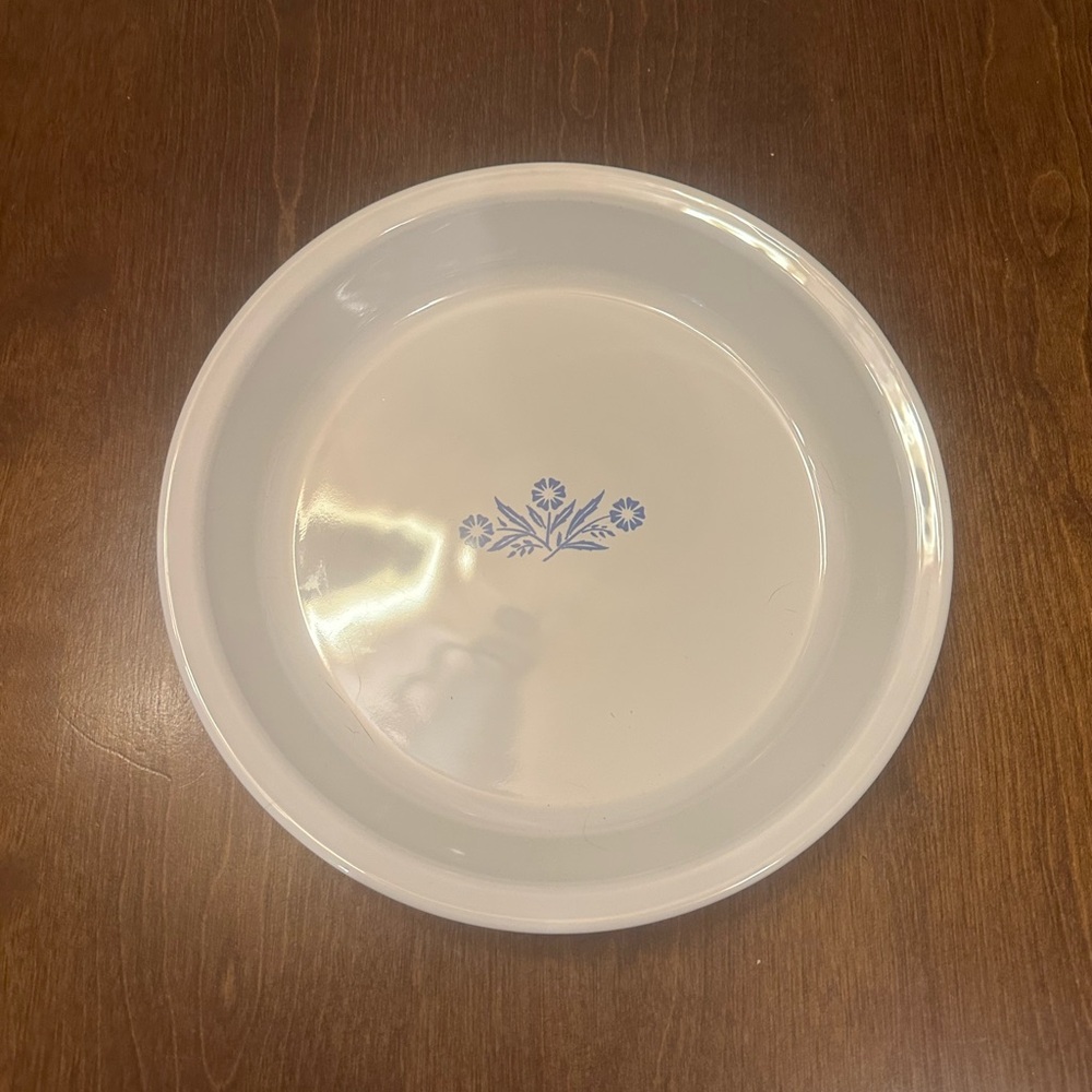 Vintage Corning Ware Blue Cornflower pie plate